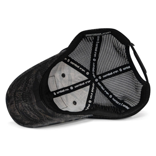 No Weak Shit American Flag Rifle Patch Tactical Ripstop Mesh Snapback Hat