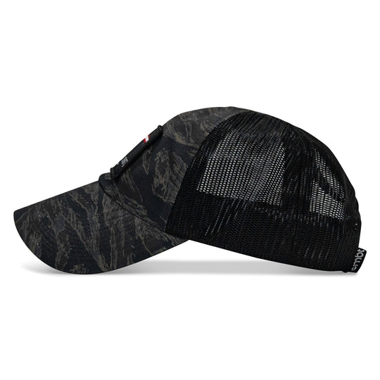 No Weak Shit American Flag Rifle Patch Tactical Ripstop Mesh Snapback Hat