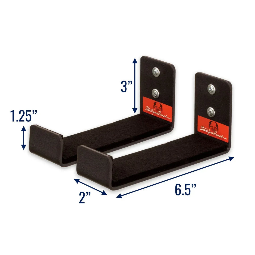 One Revolver Surfboards - Minimalist Surfboard Display Rack | Holds 30 lbs Wall Mounted