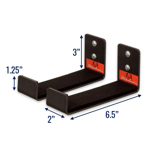 One Revolver Surfboards - Minimalist Surfboard Display Rack | Holds 30 lbs Wall Mounted