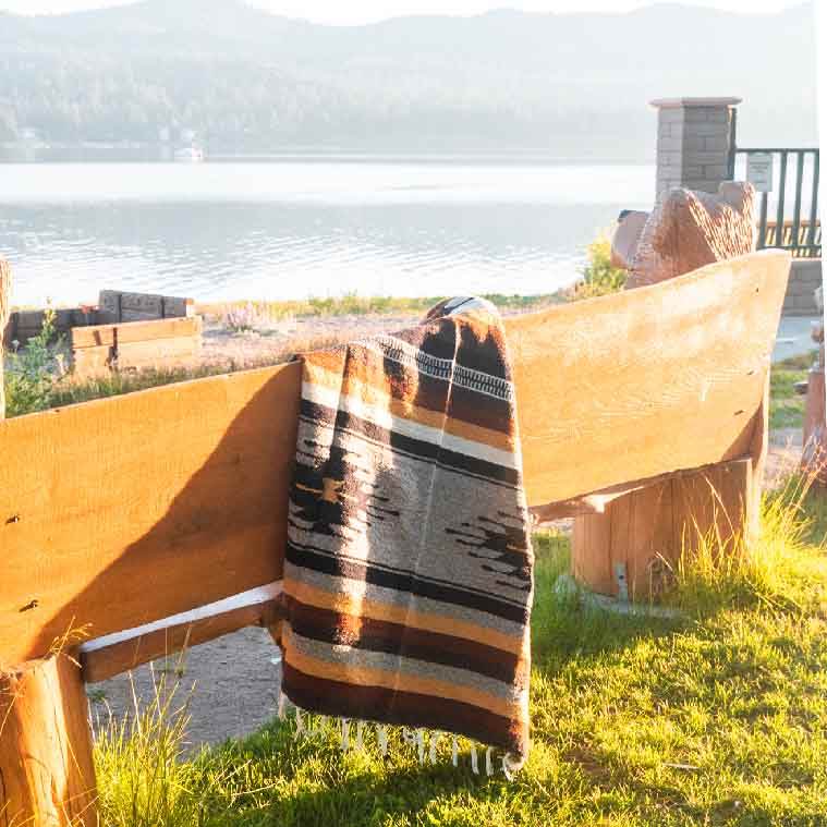 Wool Southwest Mexican Blanket - One Revolver Surfboards