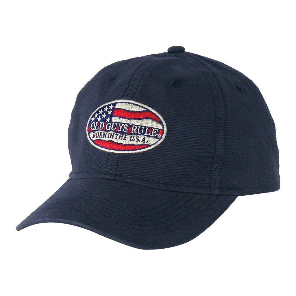 Born in the USA Baseball Cap (Navy) - One Revolver Surfboards