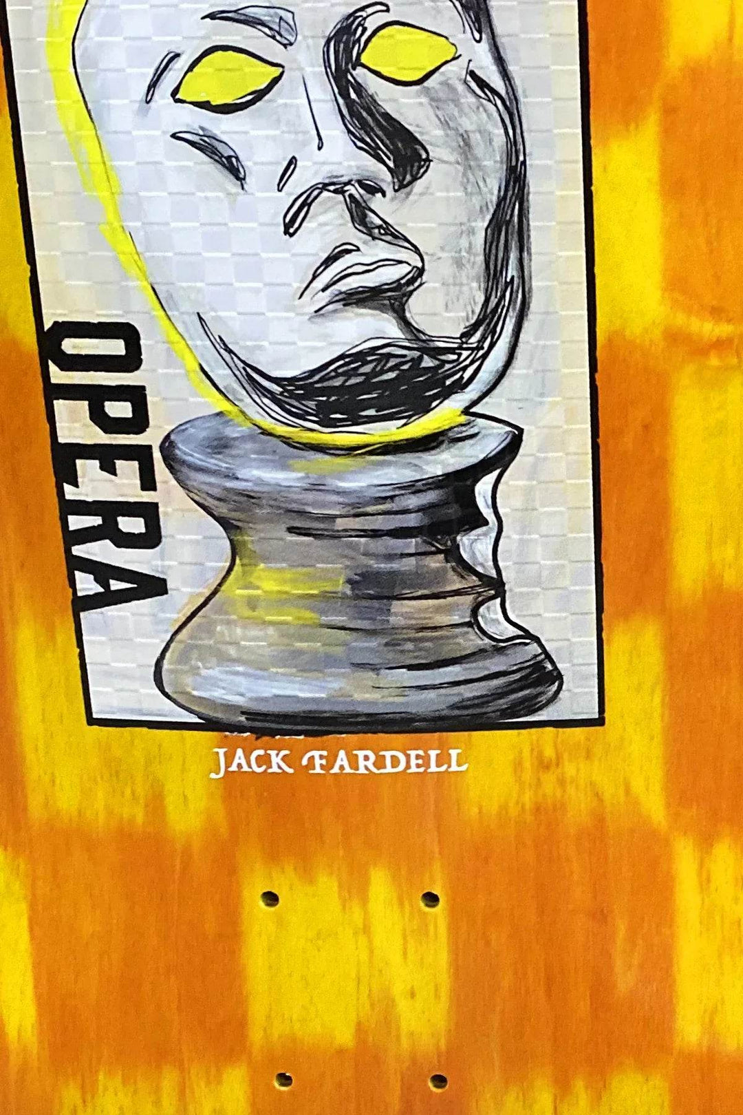Opera Jack Fardell Pedestal EX7 Skateboard Deck - 8.7 - One Revolver Surfboards