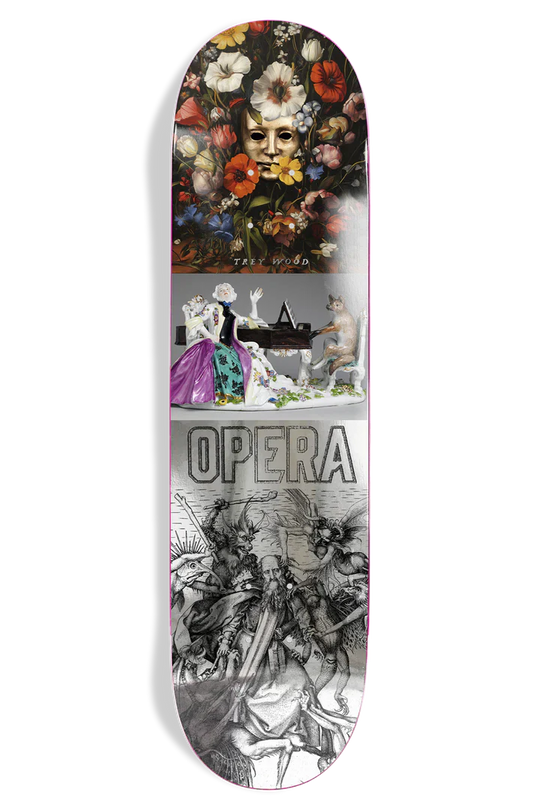Opera Trey Wood Still Life 9" Skateboard Deck