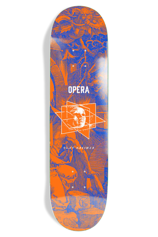 Opera Clay Kreiner Dimensions 8.25" Skateboard Deck