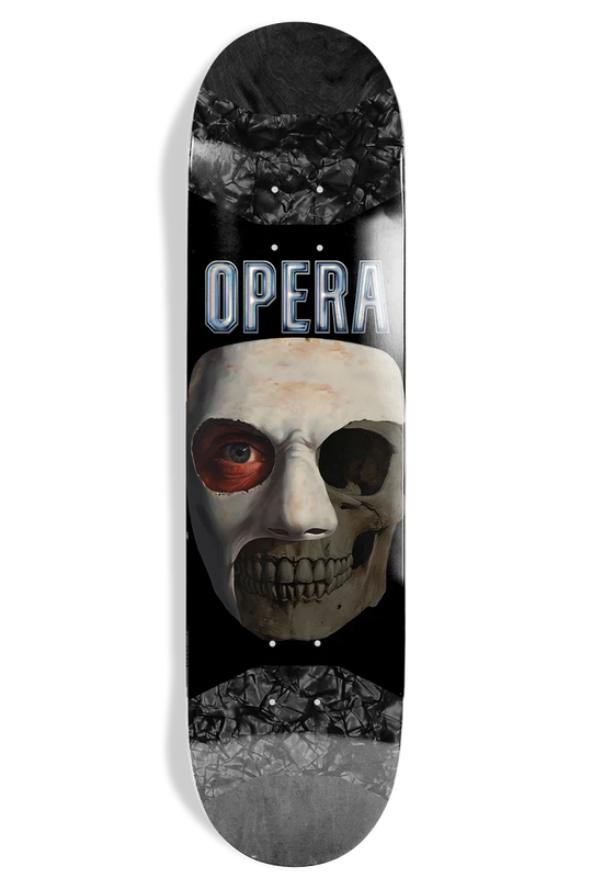 Opera Skull Mask Symmetrical 8.5" Skateboard Deck