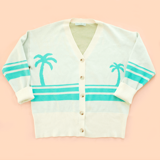 Ocean Sunset Cardigan Teal - One Revolver Surfboards