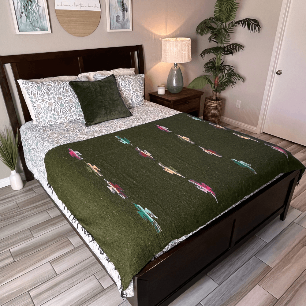 Olive Green Thunderbird Blanket - One Revolver Surfboards