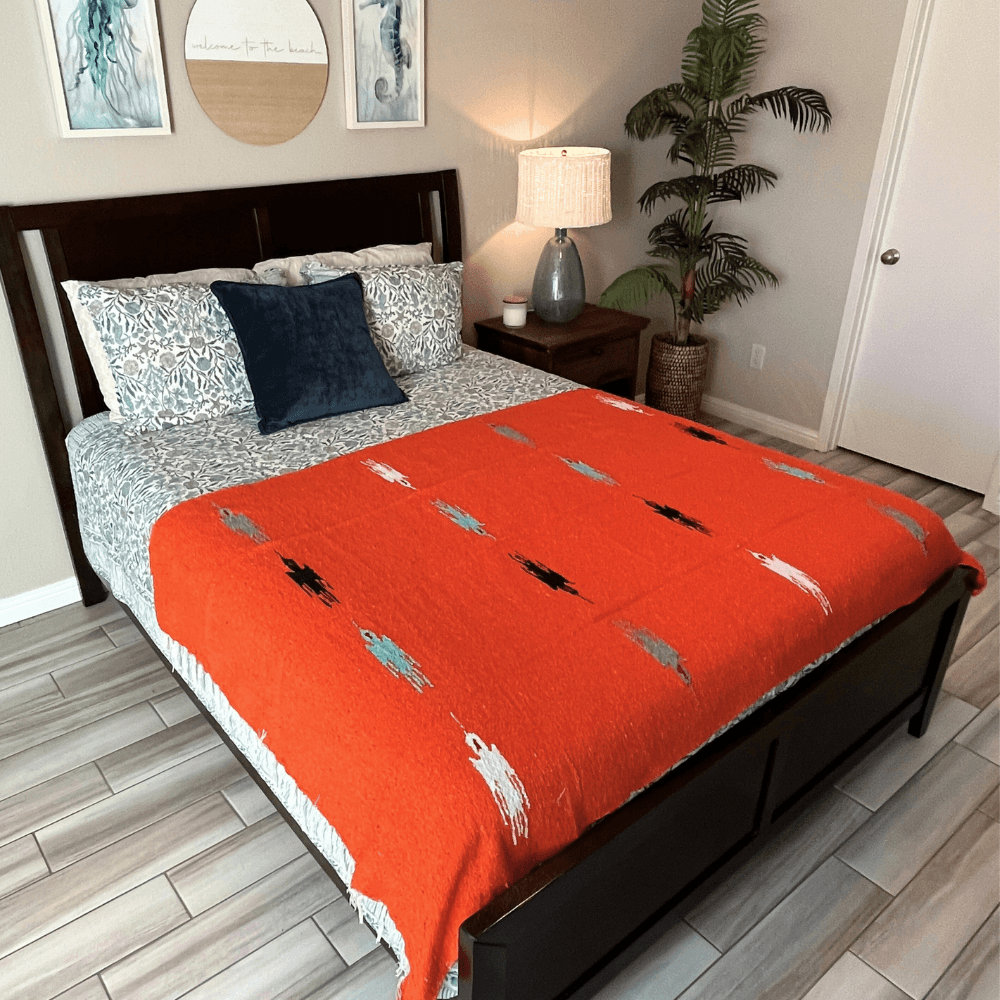 Tangerine Orange Baja Thunderbird Blanket - One Revolver Surfboards