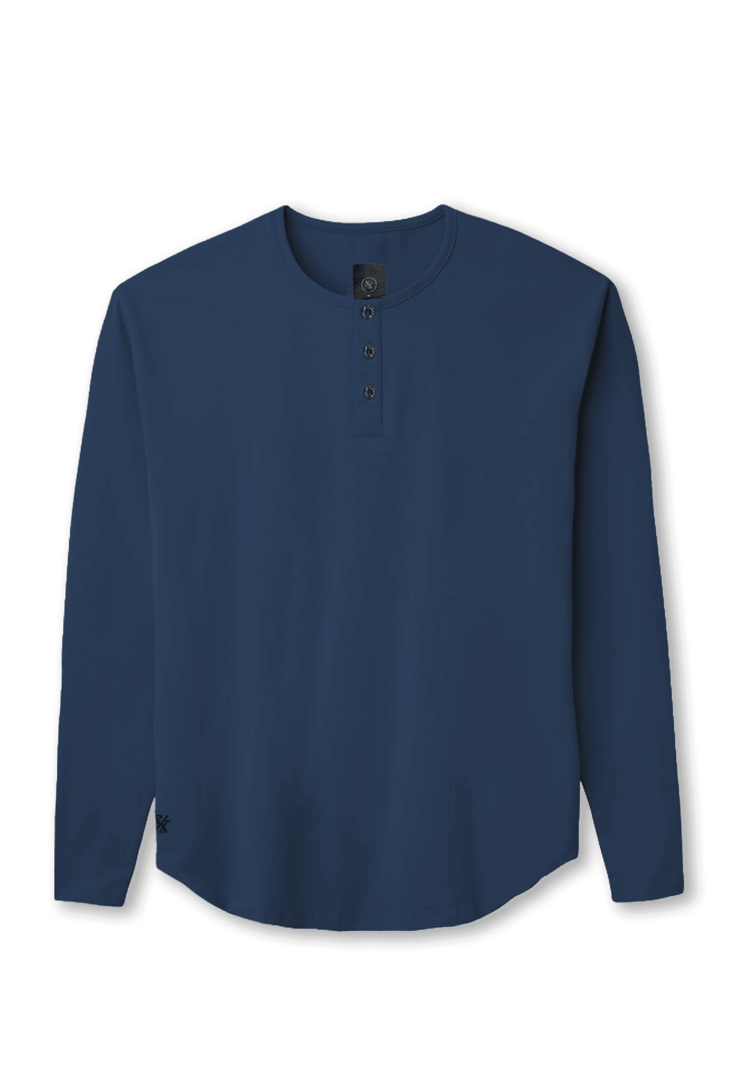 L/S Henley Curved Hem VX - One Revolver Surfboards