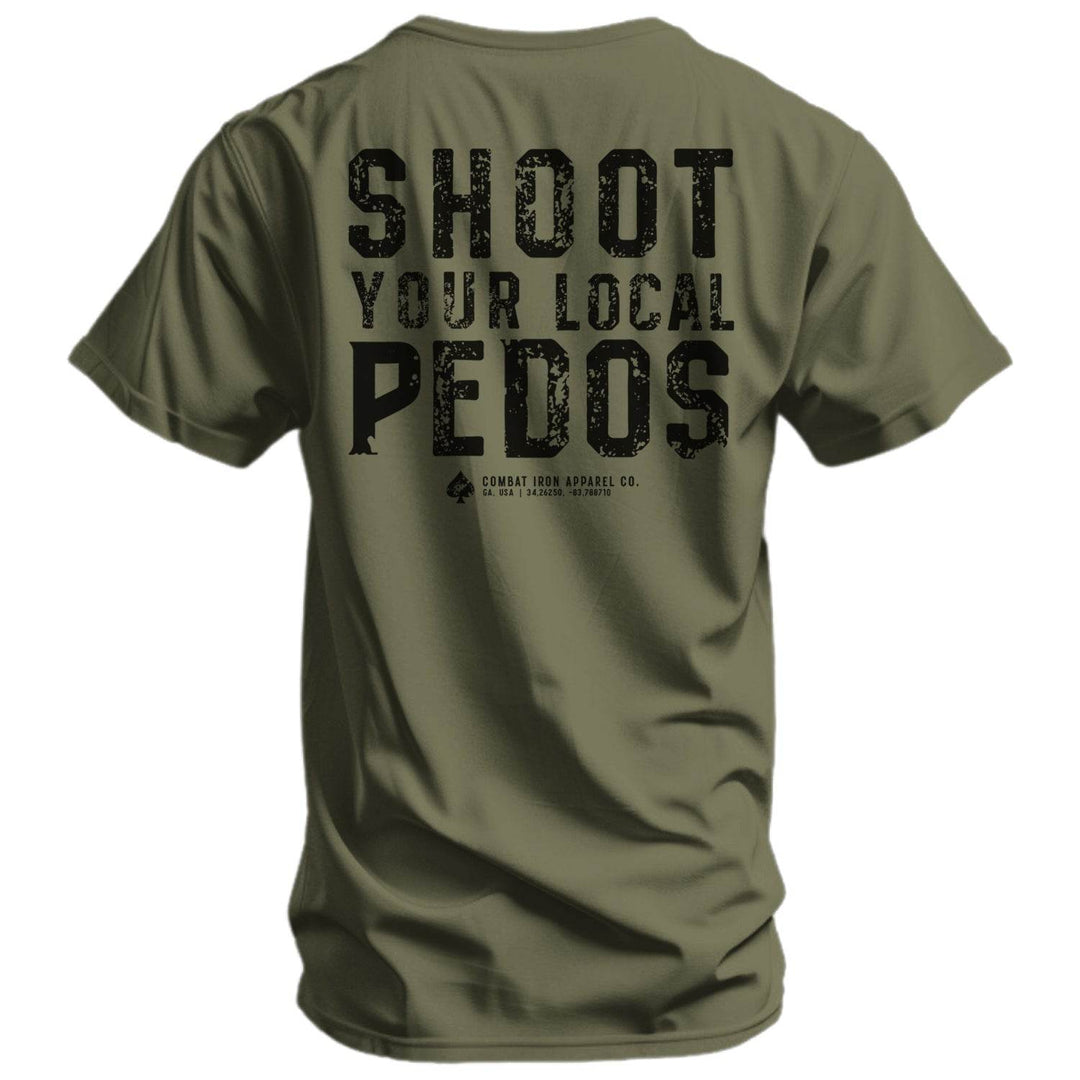 Shoot Your Local Pedos Men's T-Shirt - One Revolver Surfboards