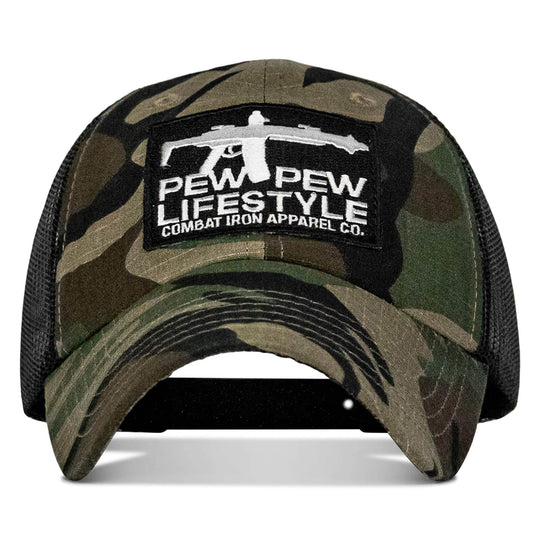 Ripstop PEW PEW LIFESTYLE Patch Low Profile Snapback Hat - One Revolver Surfboards