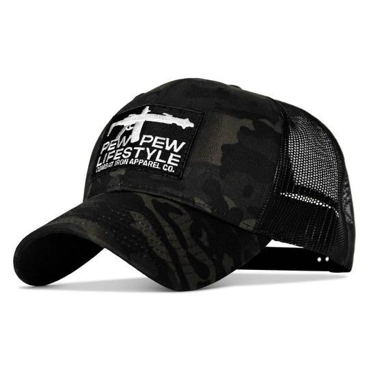 Pew Pew Lifestyle Patch Mid-Profile Snapback Hat - One Revolver Surfboards