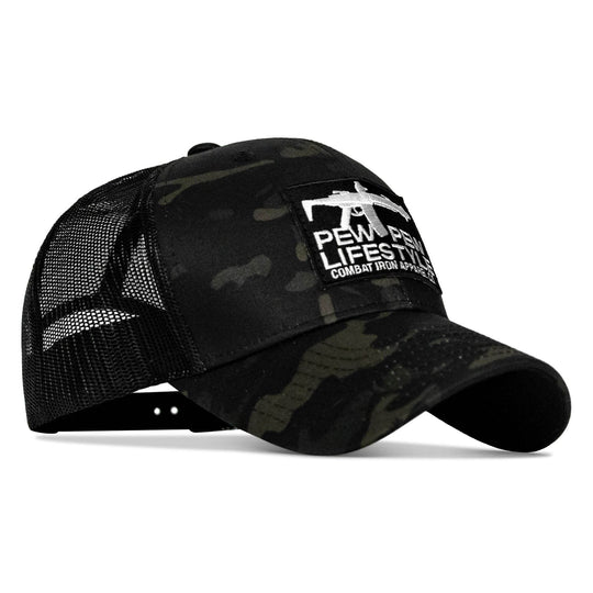 Pew Pew Lifestyle Patch Mid-Profile Snapback Hat - One Revolver Surfboards