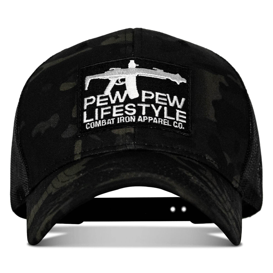 Pew Pew Lifestyle Patch Mid-Profile Snapback Hat - One Revolver Surfboards