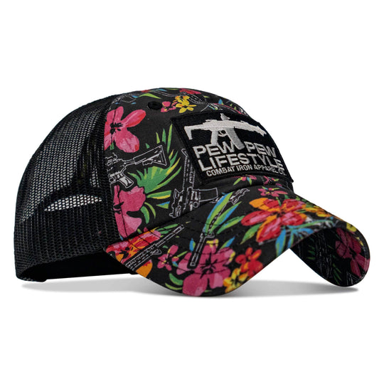 Ripstop PEW PEW LIFESTYLE Patch Low Profile Snapback Hat - One Revolver Surfboards