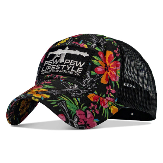 Ripstop PEW PEW LIFESTYLE Patch Low Profile Snapback Hat - One Revolver Surfboards