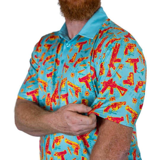Men's All Stretch Golf Polo - One Revolver Surfboards