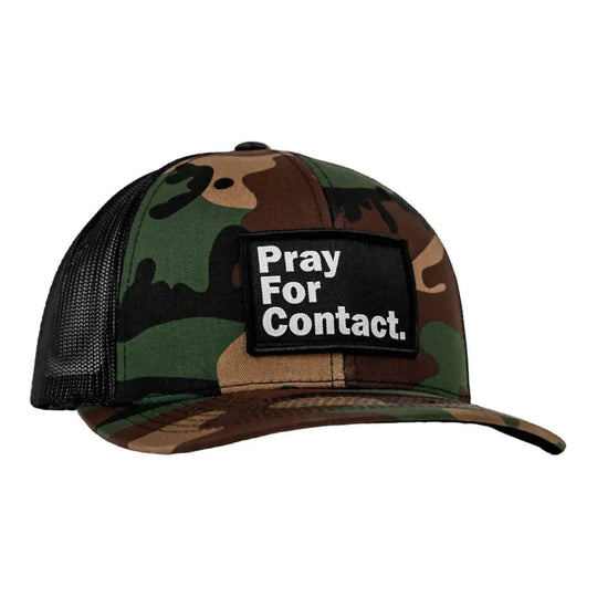 One Revolver Surfboards - PRAY FOR CONTACT Patch Snapback HAT HEADWEAR