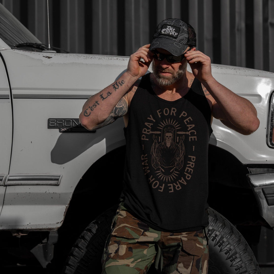 One Revolver Surfboards - Pray For Peace. Prepare For War. Men&