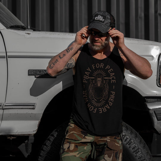 One Revolver Surfboards - Pray For Peace. Prepare For War. Men&
