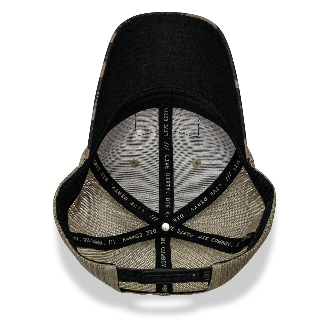 One Revolver Surfboards - Pray Hard. Lift Heavy. Stay Deadly. Patch Original Ripstop Snapback Hat HEADWEAR