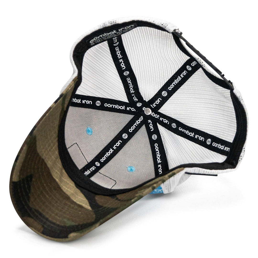 One Revolver Surfboards - Pray Hard. Lift Heavy. Stay Deadly. Patch Original Ripstop Snapback Hat HEADWEAR