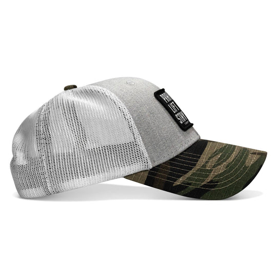 One Revolver Surfboards - Pray Hard. Lift Heavy. Stay Deadly. Patch Original Ripstop Snapback Hat HEADWEAR