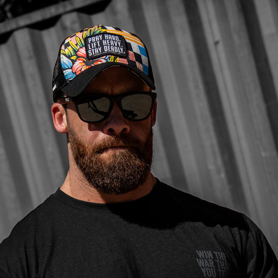 Pray Hard. Lift Heavy. Stay Deadly. Patch Original Ripstop Snapback Hat