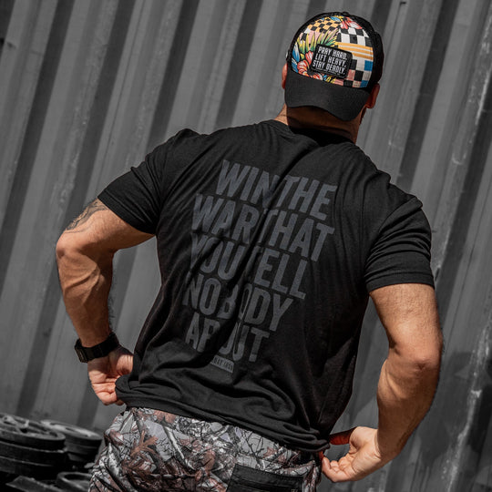 Pray Hard. Lift Heavy. Stay Deadly. Patch Original Ripstop Snapback Hat
