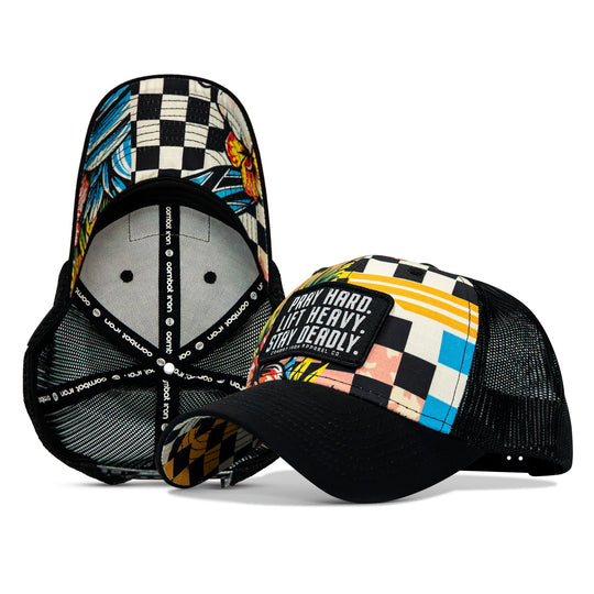 Pray Hard. Lift Heavy. Stay Deadly. Patch Original Ripstop Snapback Hat