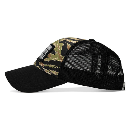 One Revolver Surfboards - Pray Hard. Lift Heavy. Stay Deadly. Patch Original Ripstop Snapback Hat HEADWEAR