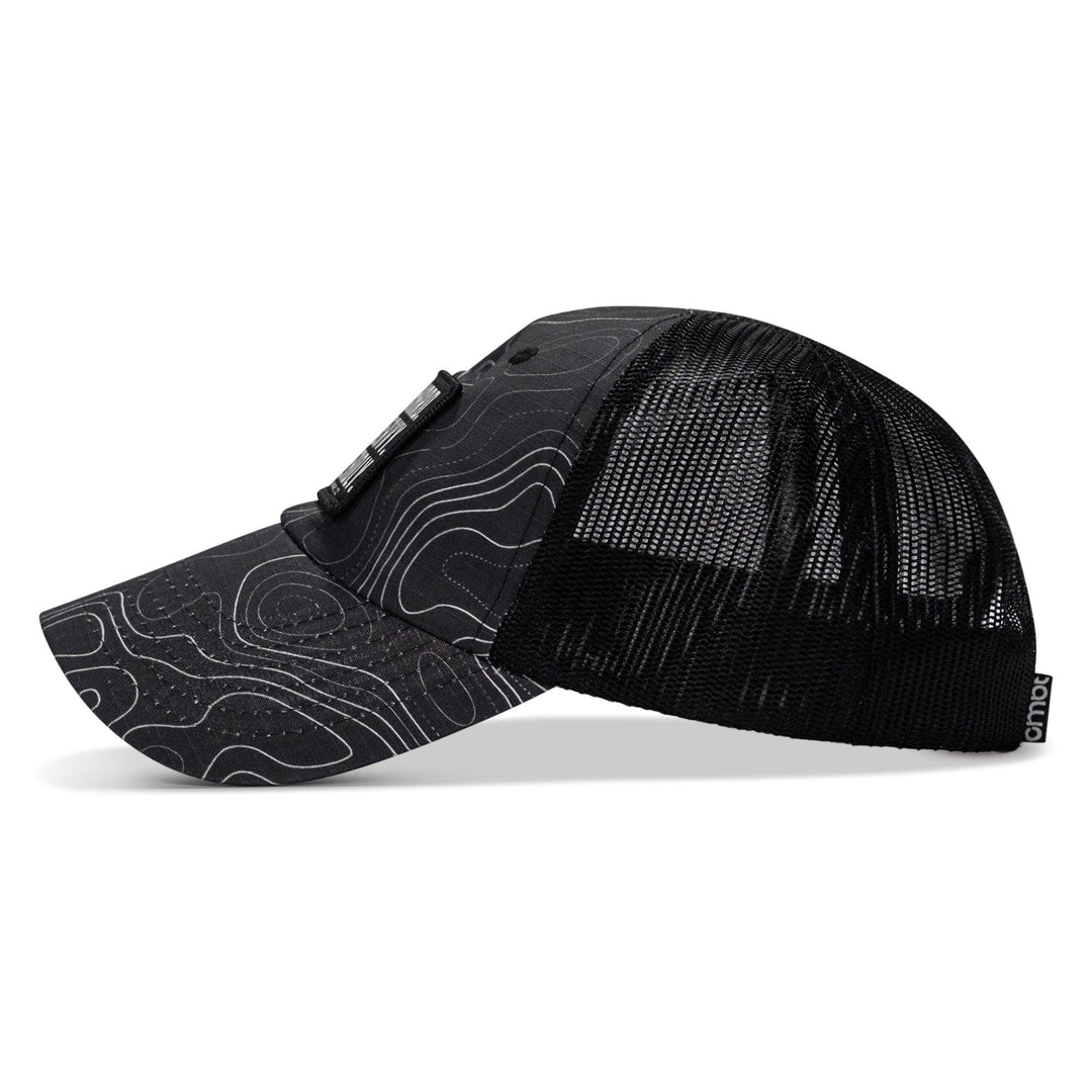 One Revolver Surfboards - Pray Hard. Lift Heavy. Stay Deadly. Patch Tactical Ripstop Mesh Snapback Hat HEADWEAR