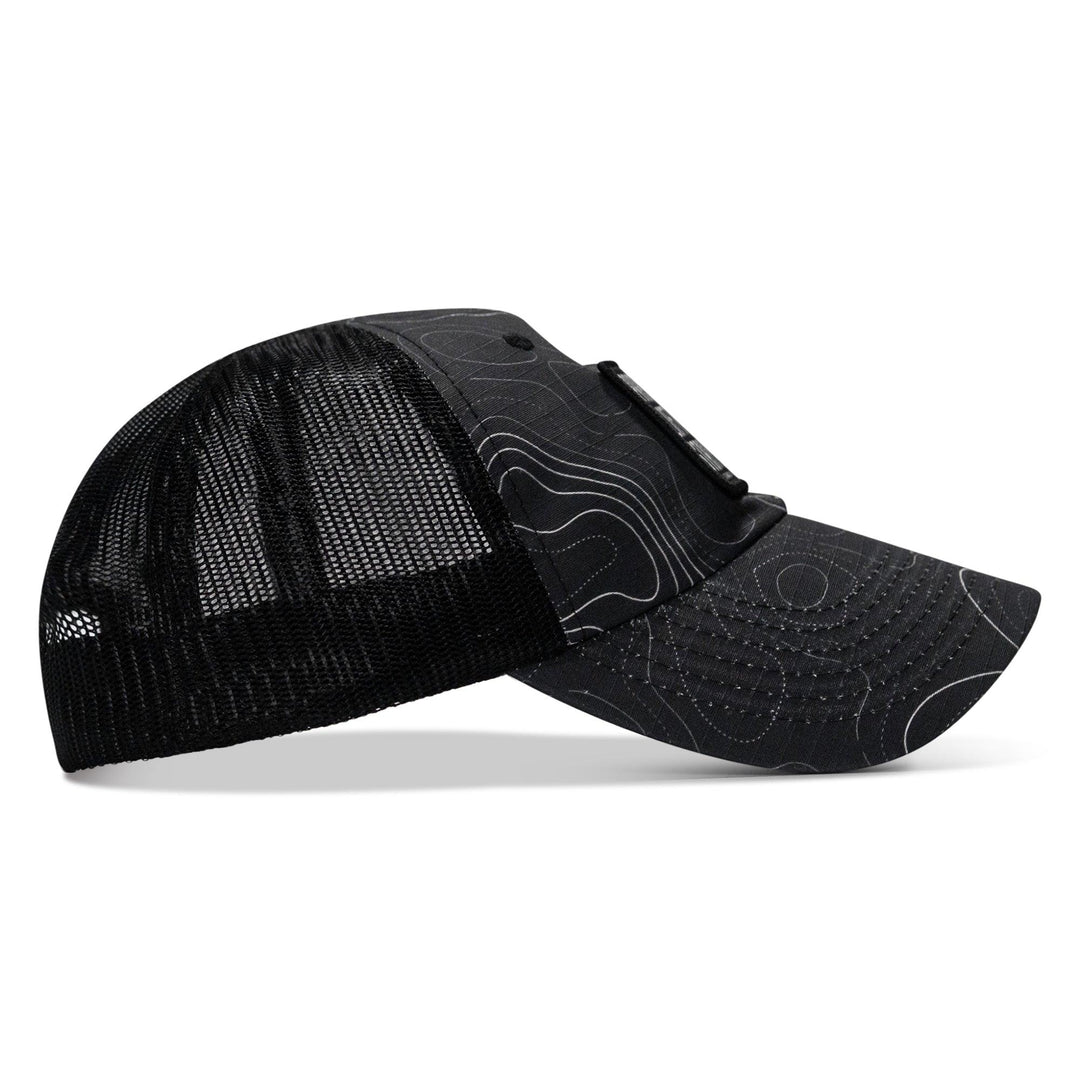 One Revolver Surfboards - Pray Hard. Lift Heavy. Stay Deadly. Patch Tactical Ripstop Mesh Snapback Hat HEADWEAR