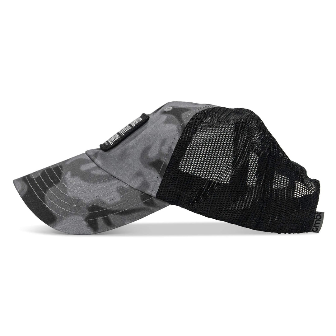 One Revolver Surfboards - Pray Hard. Lift Heavy. Stay Deadly. Patch Tactical Ripstop Mesh Snapback Hat HEADWEAR