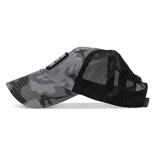 One Revolver Surfboards - Pray Hard. Lift Heavy. Stay Deadly. Patch Tactical Ripstop Mesh Snapback Hat HEADWEAR