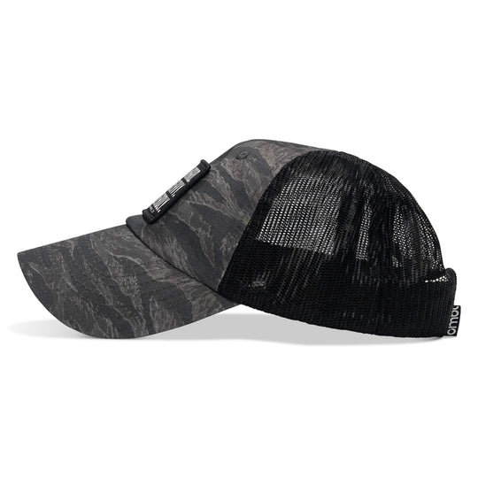 One Revolver Surfboards - Pray Hard. Lift Heavy. Stay Deadly. Patch Tactical Ripstop Mesh Snapback Hat HEADWEAR