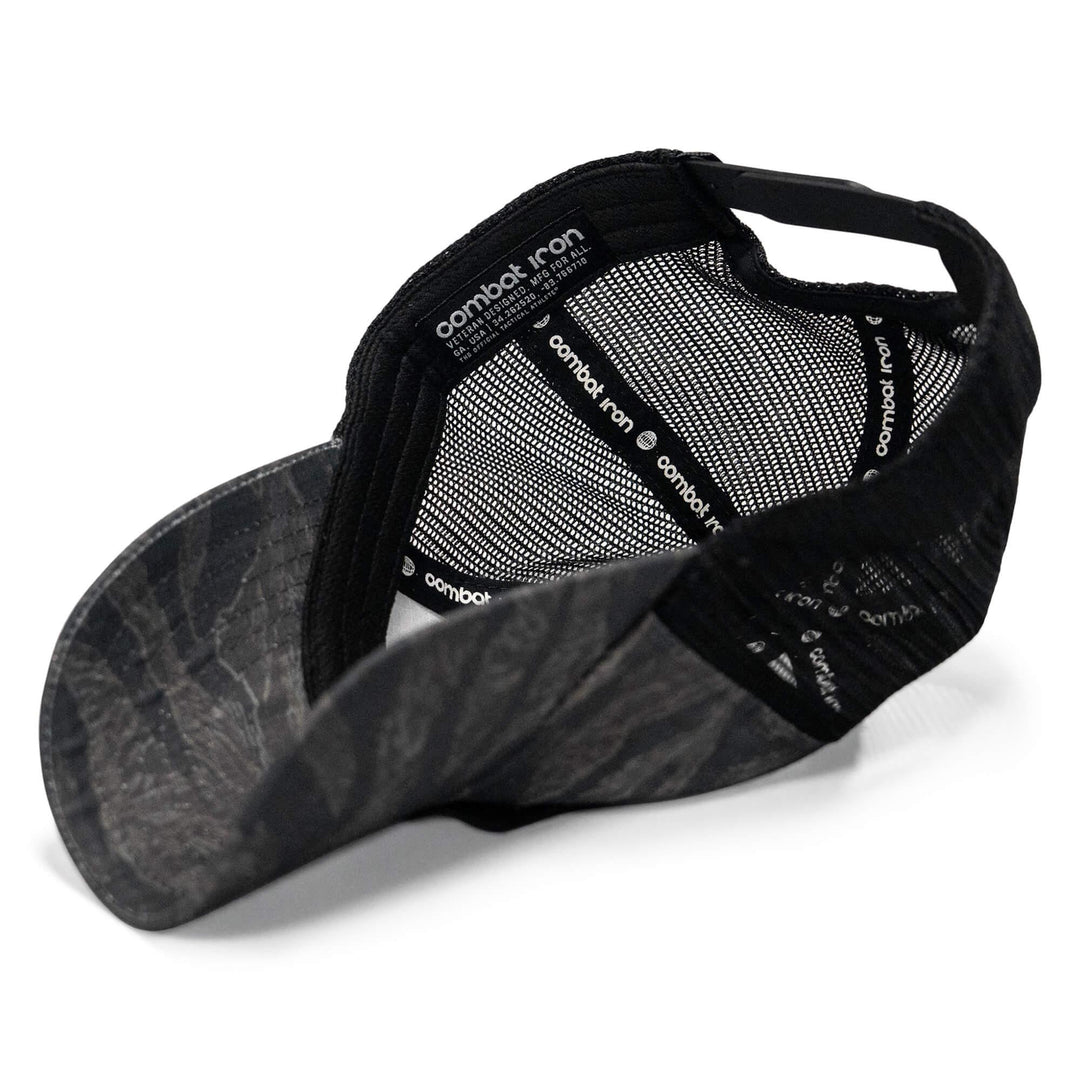 One Revolver Surfboards - Pray Hard. Lift Heavy. Stay Deadly. Patch Tactical Ripstop Mesh Snapback Hat HEADWEAR