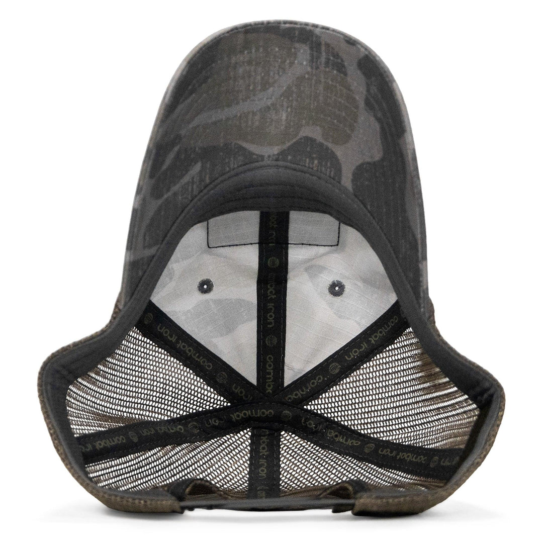 One Revolver Surfboards - Pray Hard. Lift Heavy. Stay Deadly. Patch Tactical Ripstop Mesh Snapback Hat HEADWEAR
