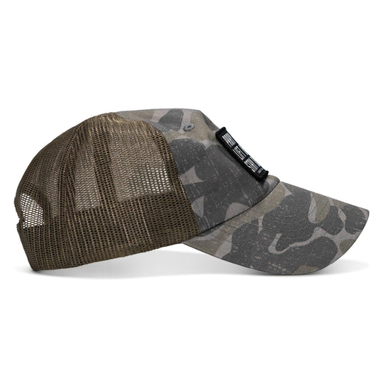 One Revolver Surfboards - Pray Hard. Lift Heavy. Stay Deadly. Patch Tactical Ripstop Mesh Snapback Hat HEADWEAR
