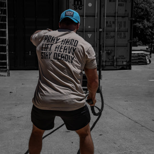 Pray Hard. Lift Heavy. Stay Deadly. V2 Men&