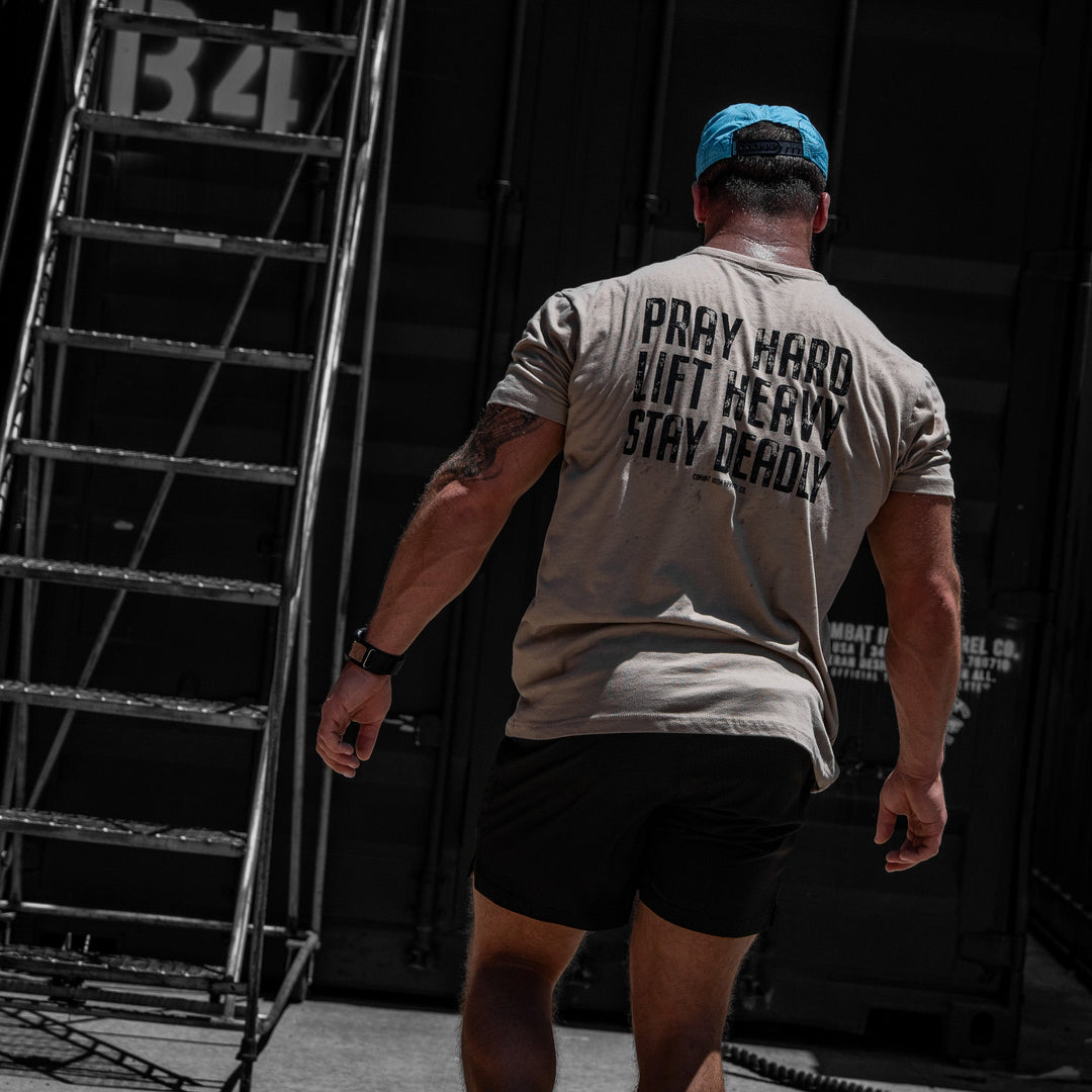 Pray Hard. Lift Heavy. Stay Deadly. V2 Men&