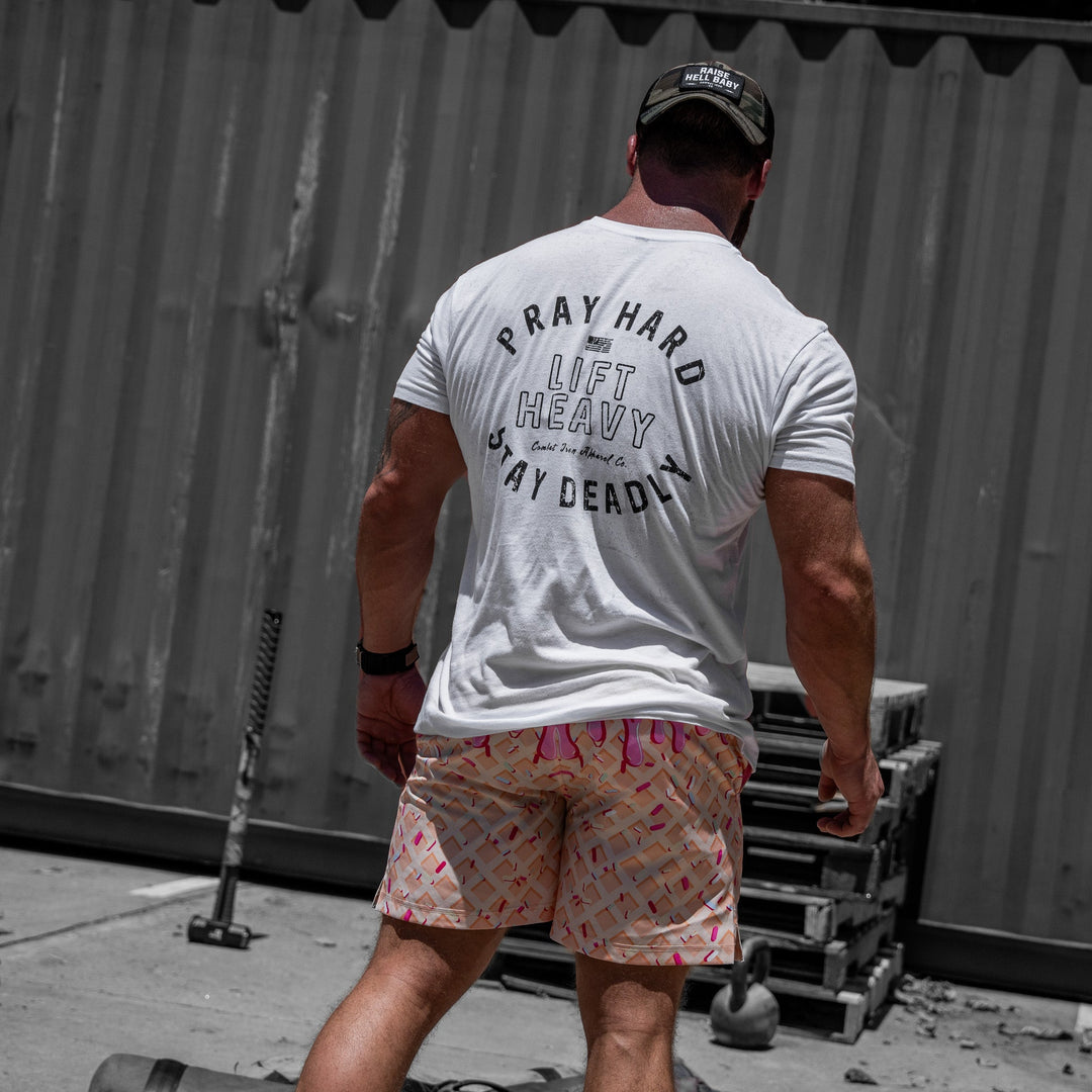 Pray Hard. Lift Heavy. Stay Deadly. Men&