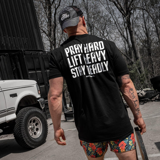 One Revolver Surfboards - Pray Hard. Lift Heavy. Stay Deadly. V2 Men&
