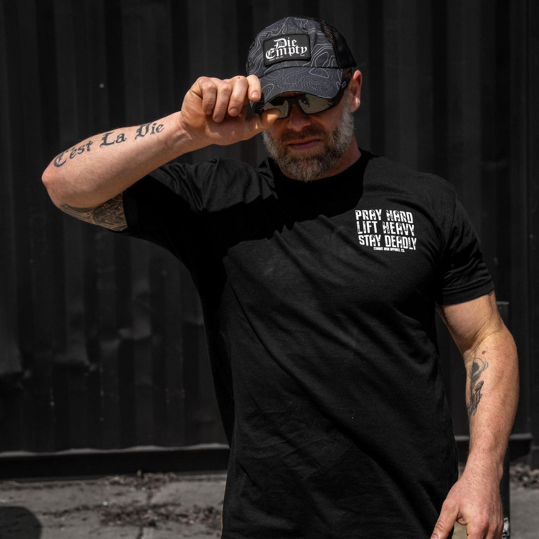 One Revolver Surfboards - Pray Hard. Lift Heavy. Stay Deadly. V2 Men&