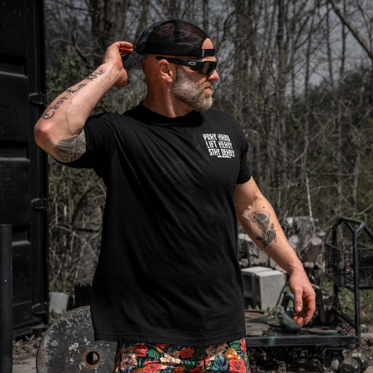 One Revolver Surfboards - Pray Hard. Lift Heavy. Stay Deadly. V2 Men&