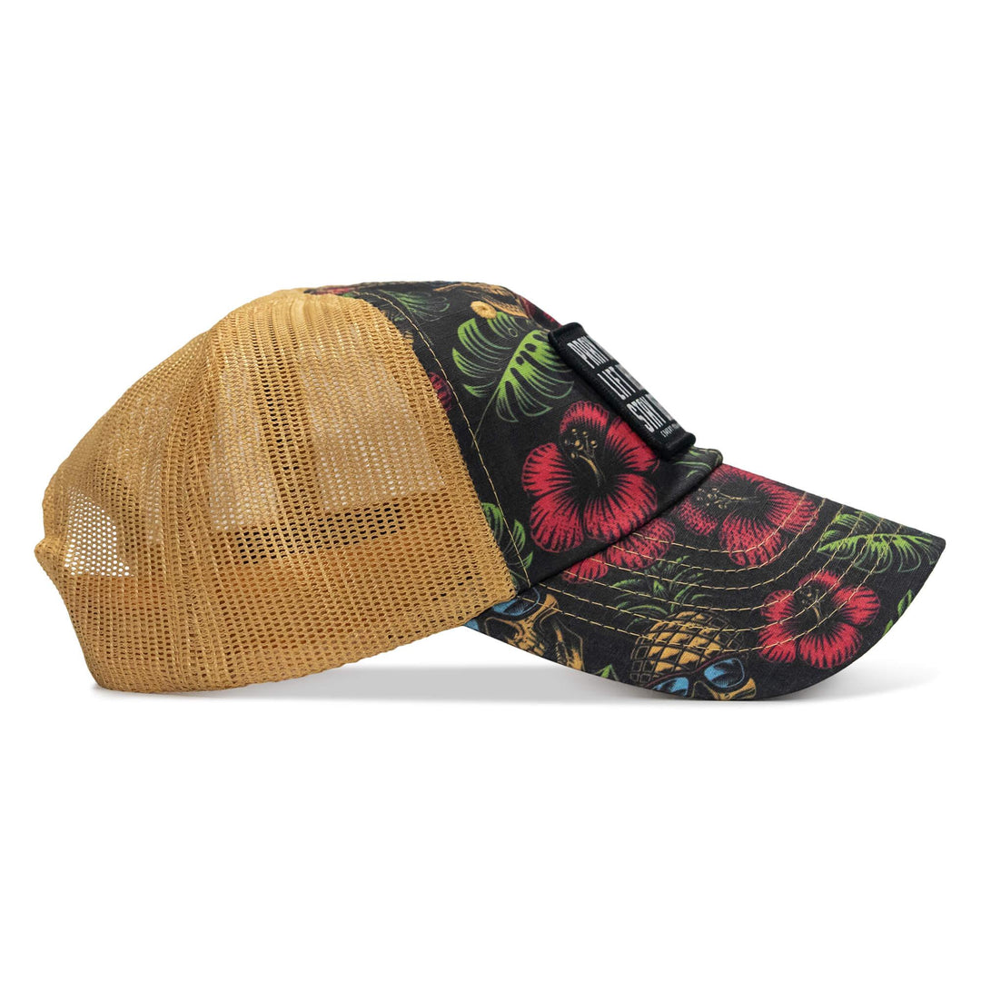 One Revolver Surfboards - Pray Hard. Lift Heavy. Stay Deadly. Patch Tactical Ripstop Mesh Snapback Hat HEADWEAR