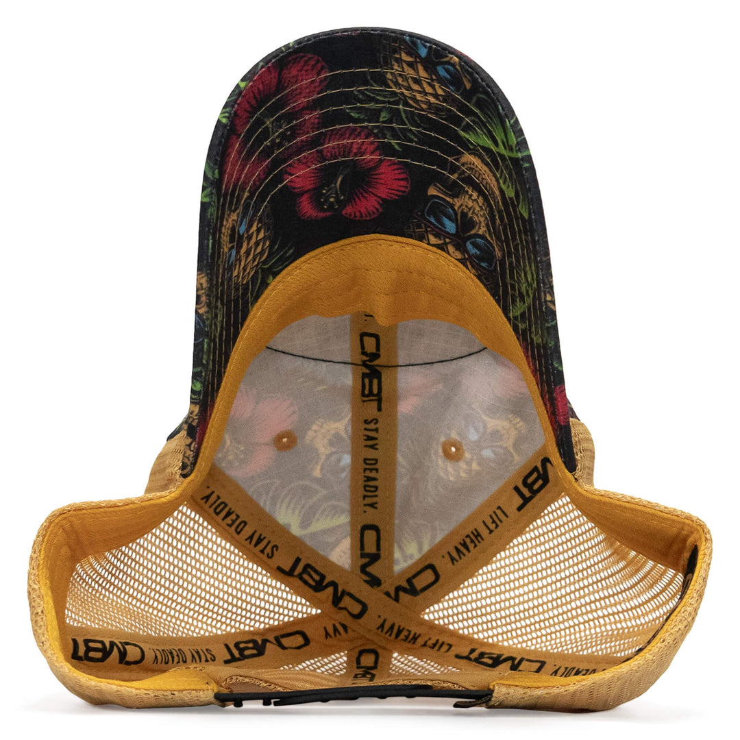 One Revolver Surfboards - Pray Hard. Lift Heavy. Stay Deadly. Patch Tactical Ripstop Mesh Snapback Hat HEADWEAR