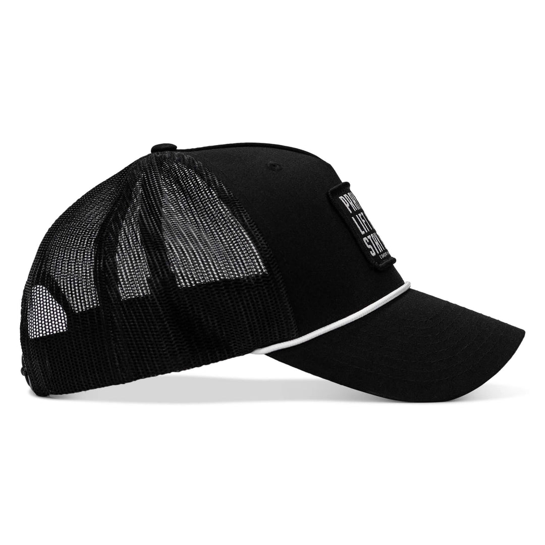 One Revolver Surfboards - Pray Hard. Lift Heavy. Stay Deadly. Patch Rope Snapback Hat HEADWEAR
