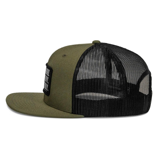 One Revolver Surfboards - Pray Hard. Lift Heavy. Stay Deadly. Flat Bill SnapBack Hat HEADWEAR